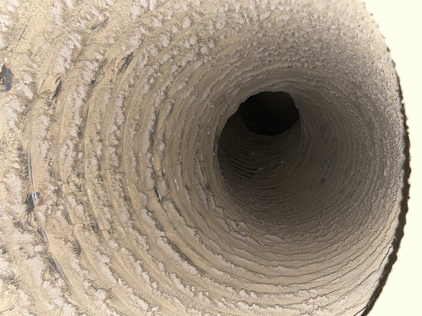 Return air duct before cleaning, Birmingham, AL